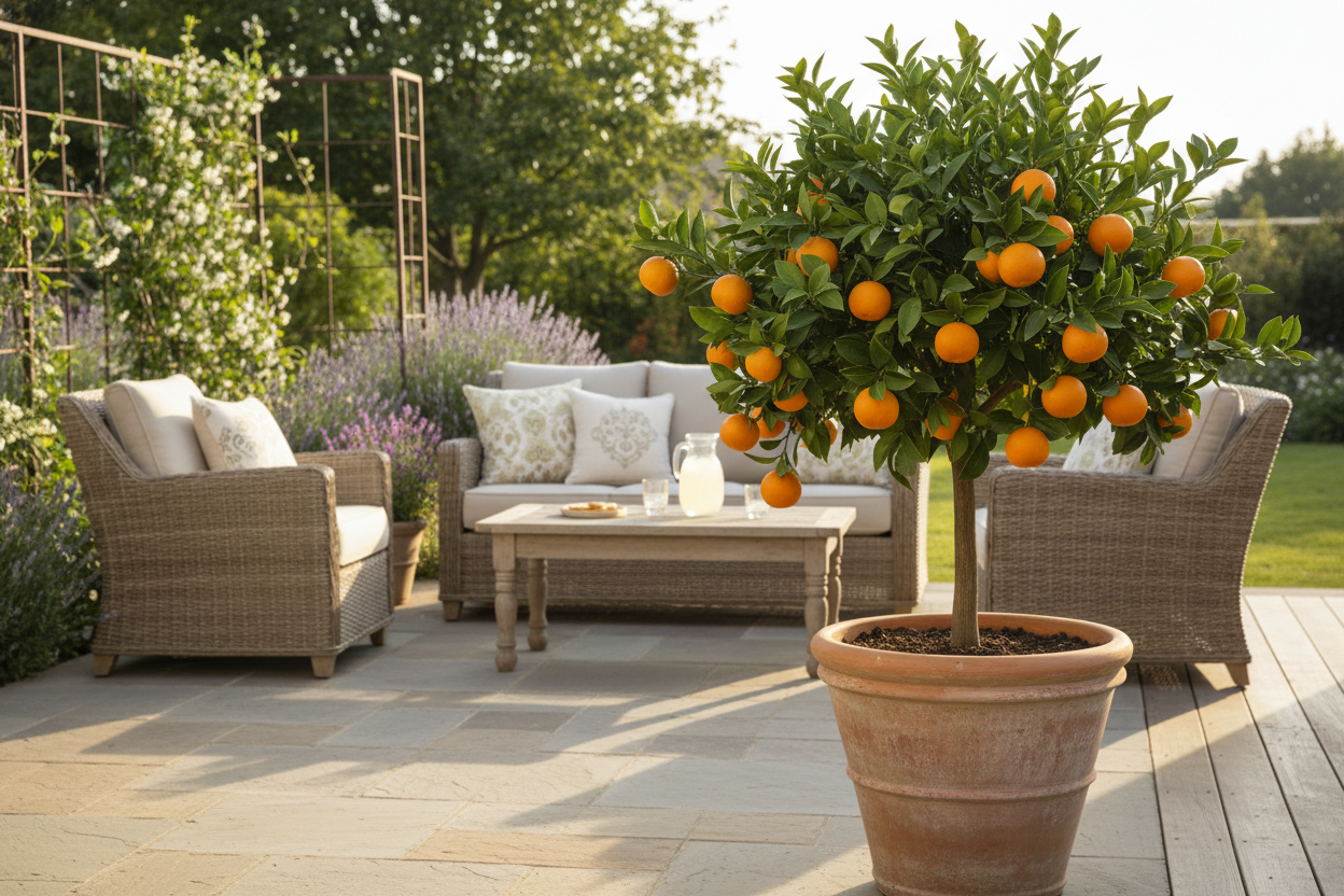 Dwarf Navel Orange Tree