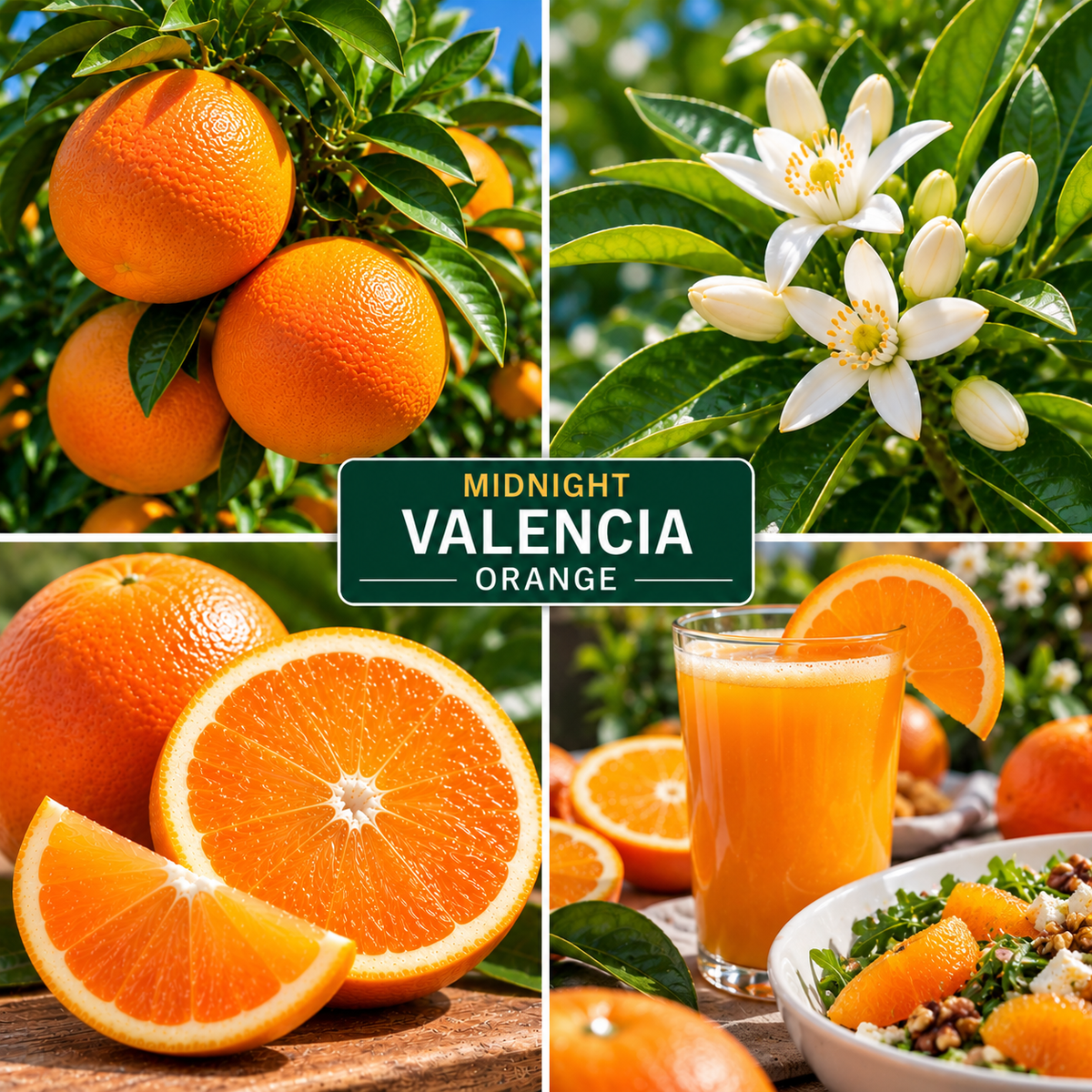 Midknight Valencia Orange Tree
