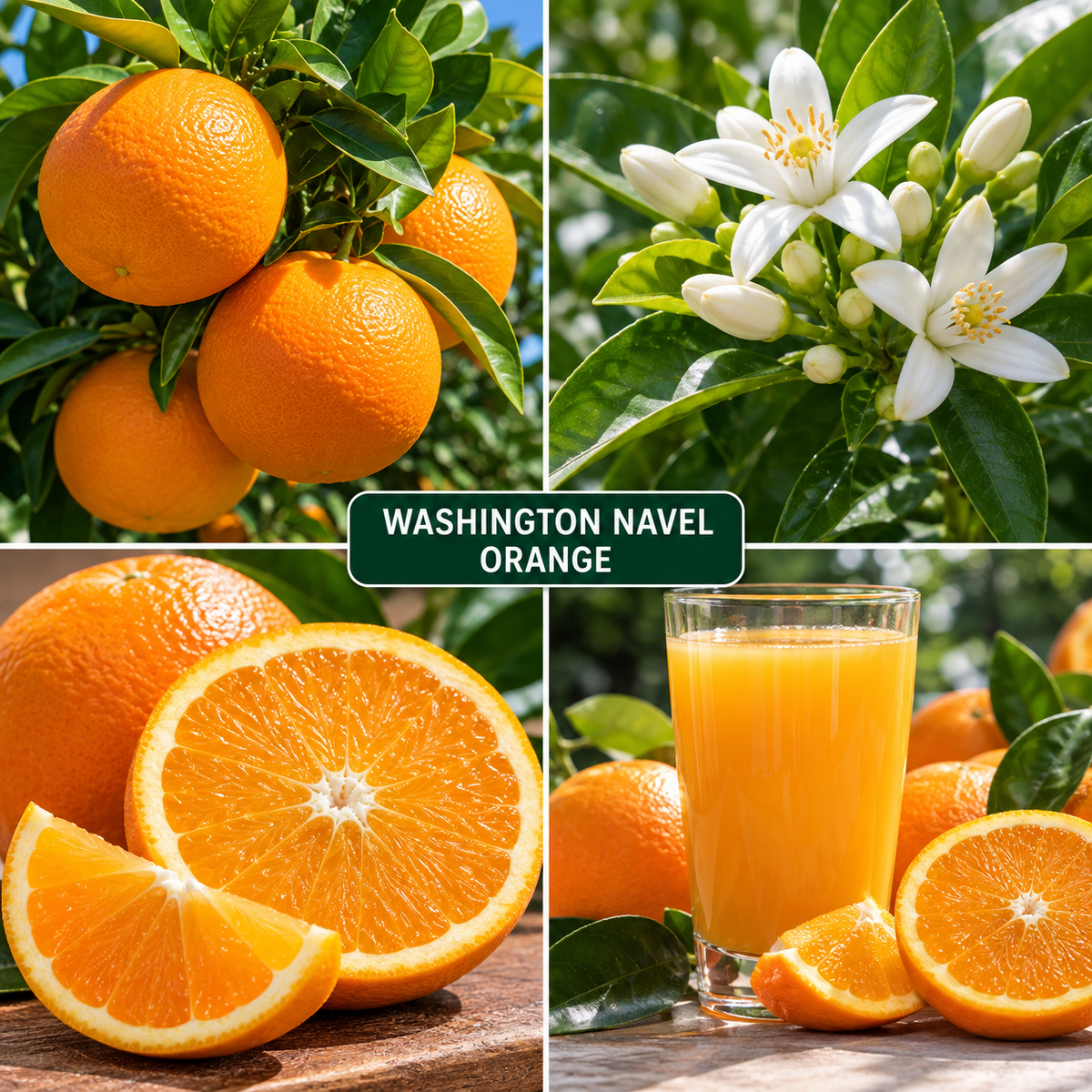 Washington Navel Orange Tree