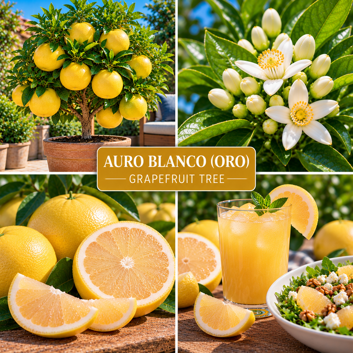 Oro Blanco Grapefruit Tree