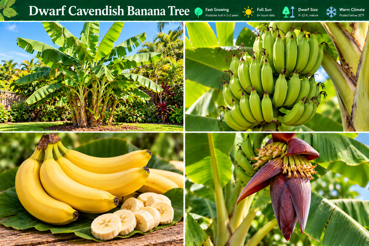 Dwarf Cavendish Banana Tree