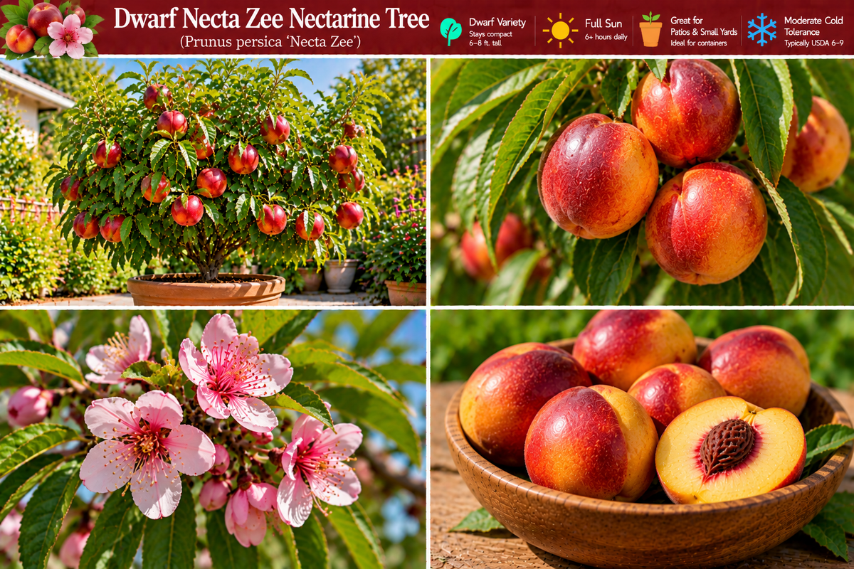 Dwarf Necta Zee Nectarine Tree
