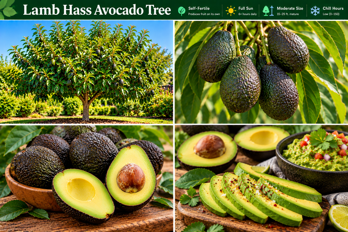 Lamb Hass Avocado Tree