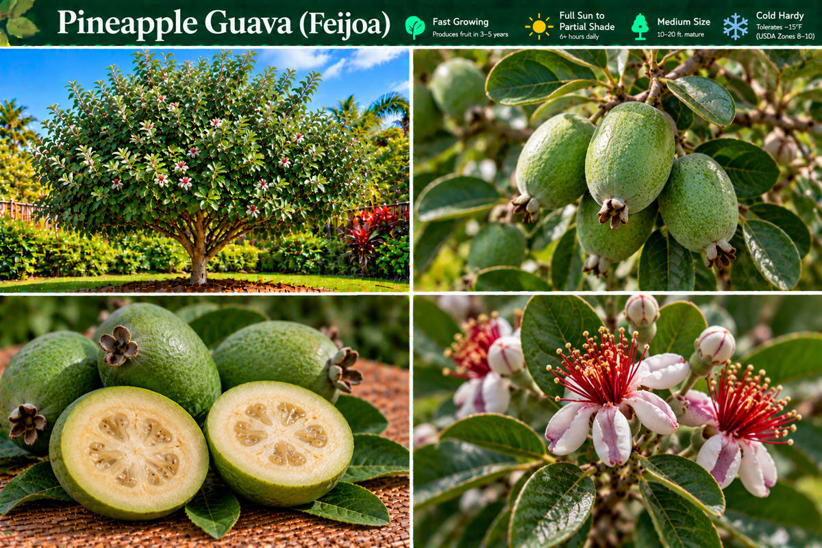 Pineapple Guava (Feijoa) Tree