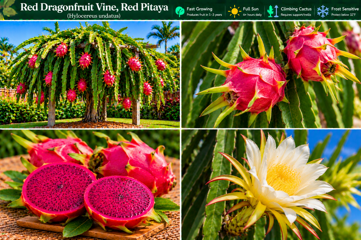 Red Dragon Fruit Vine