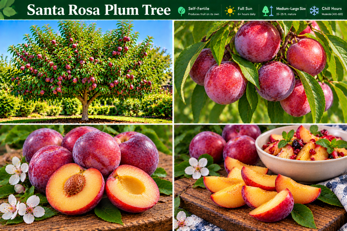 Santa Rosa Plum Tree
